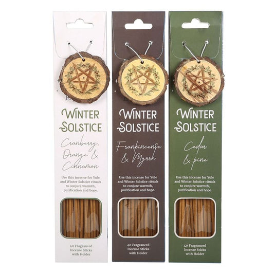 Set of 18 Winter Solstice Incense Stick Gift Sets